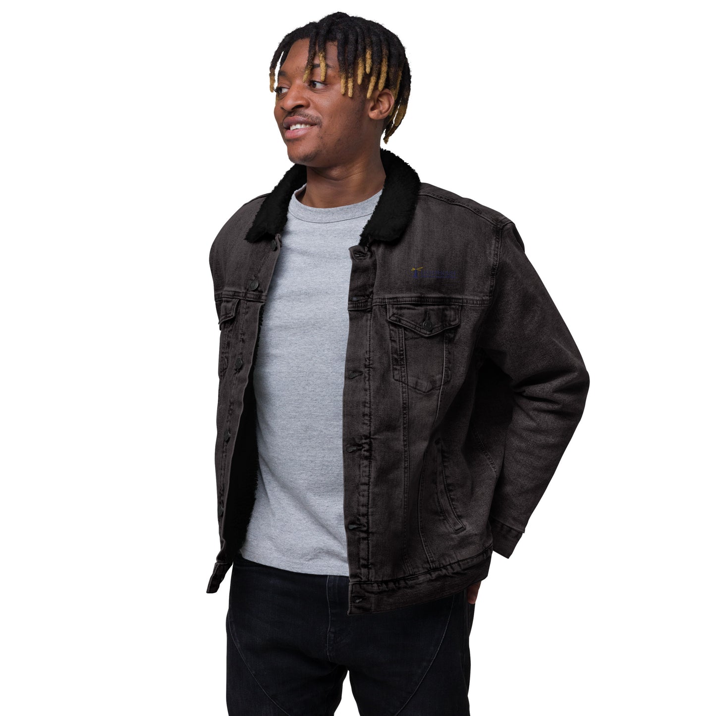 Unisex Sherpa Denim Jacket