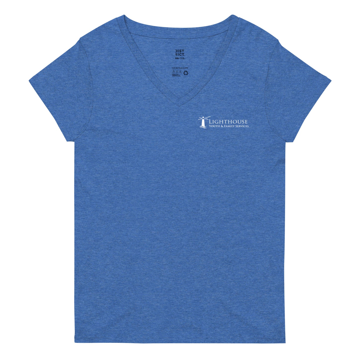 Women’s Recycled V-neck T-shirt - Small Logo