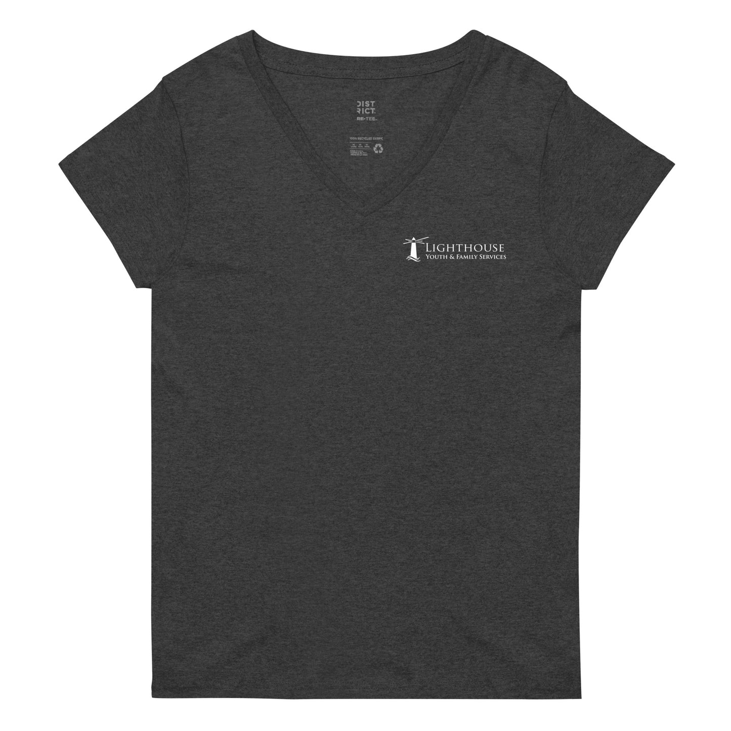 Women’s Recycled V-neck T-shirt - Small Logo