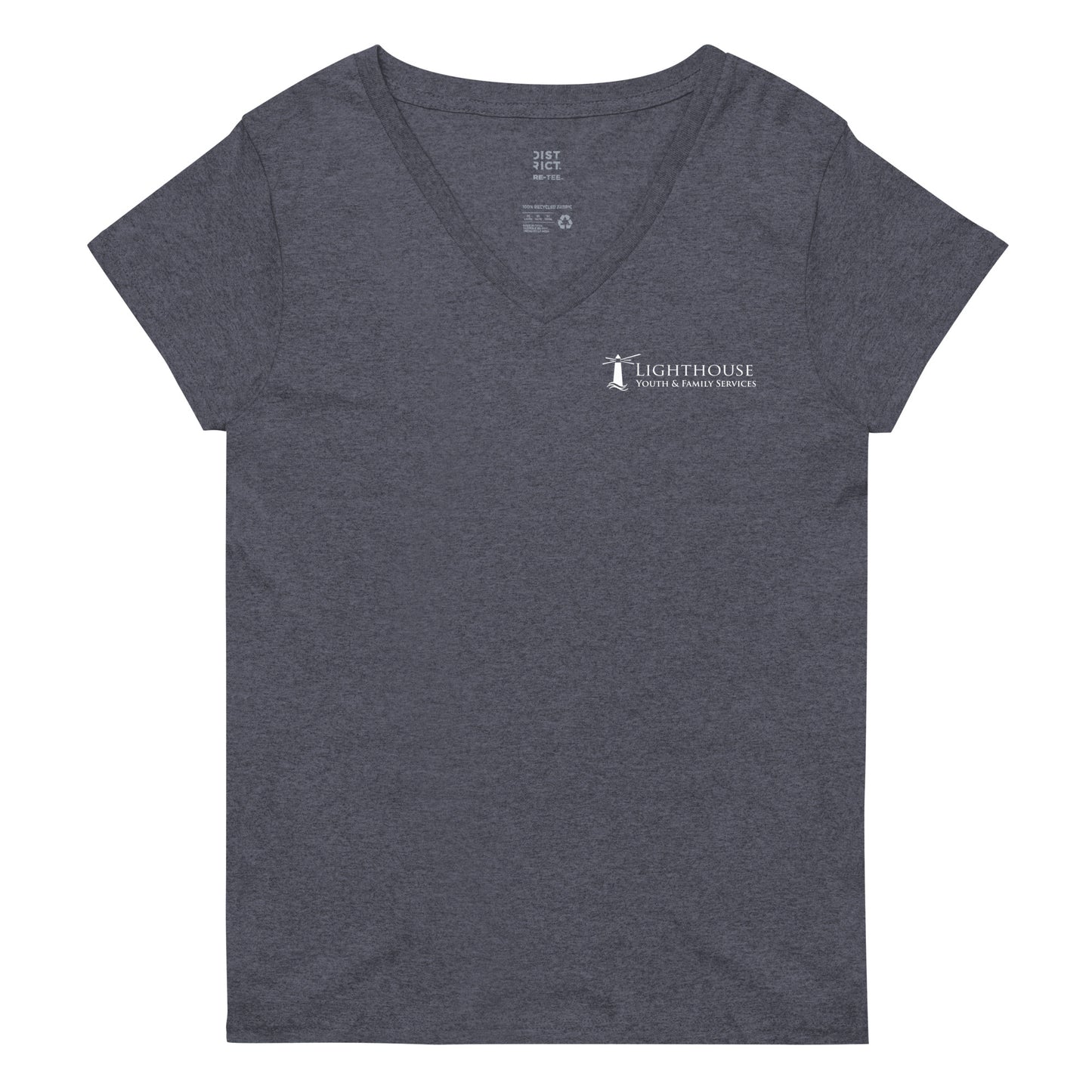 Women’s Recycled V-neck T-shirt - Small Logo